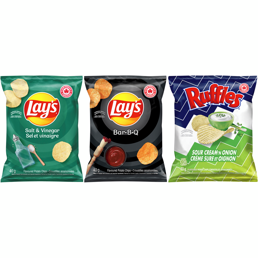 Lays Variety Pack Potato Chips Minis 40g x 36ct