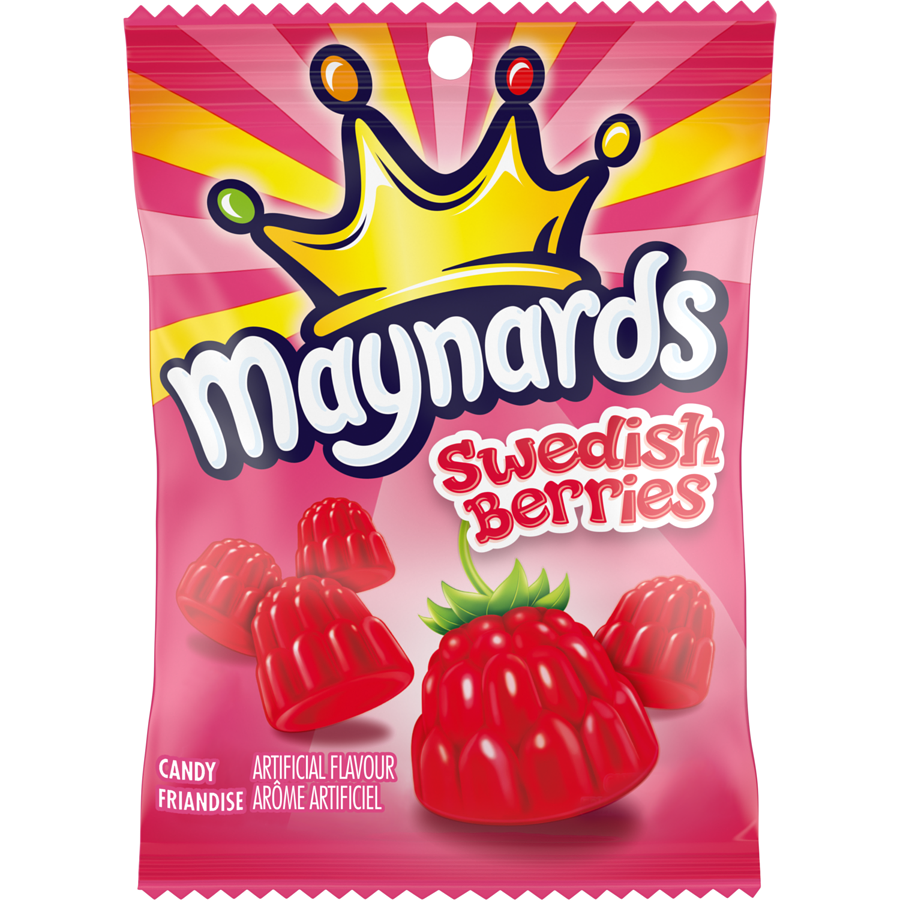 Maynards Swedish Berries Gummy Candy 154g