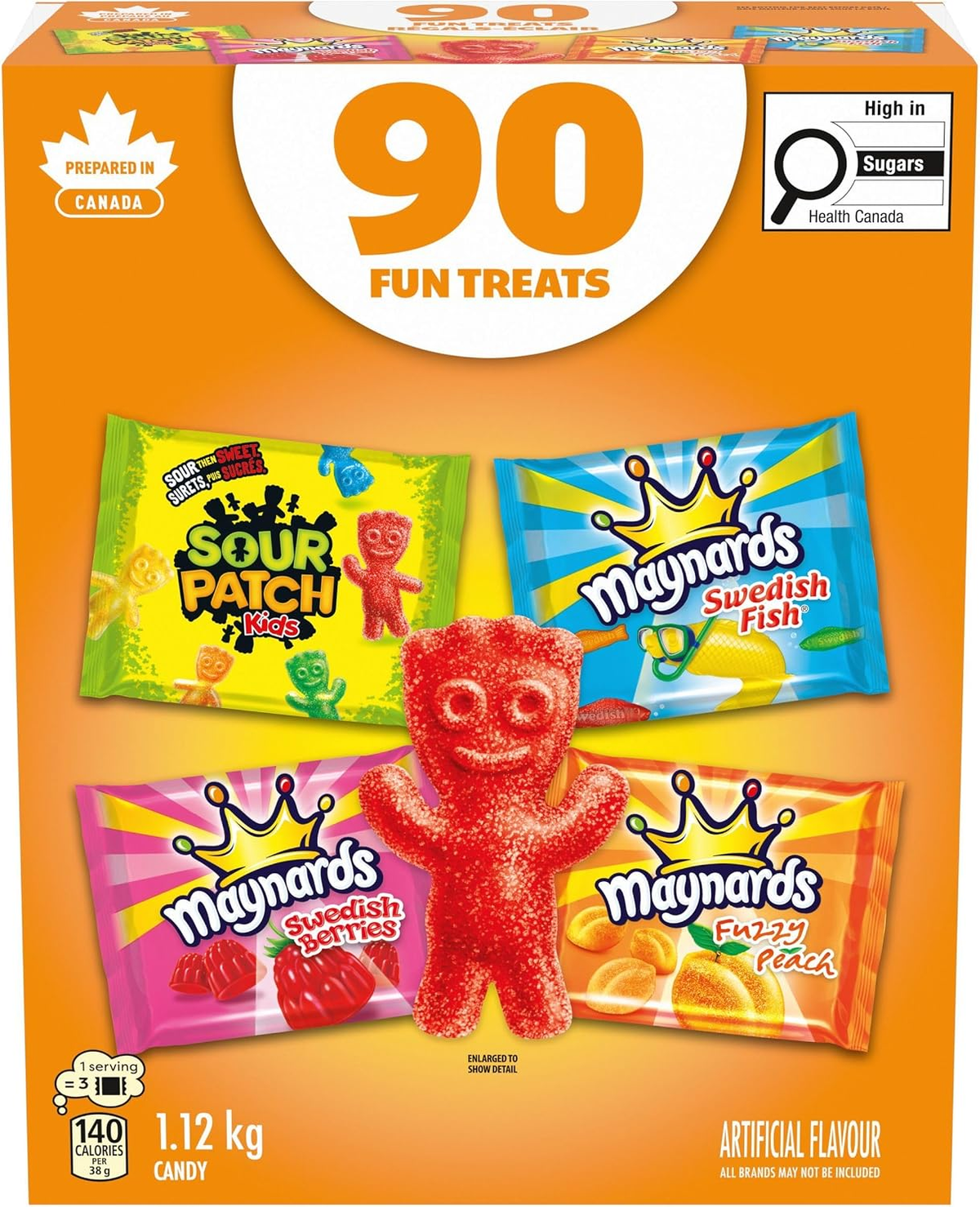 Assorted Individually Wrapped Candy 1.12kg, 90 Pieces