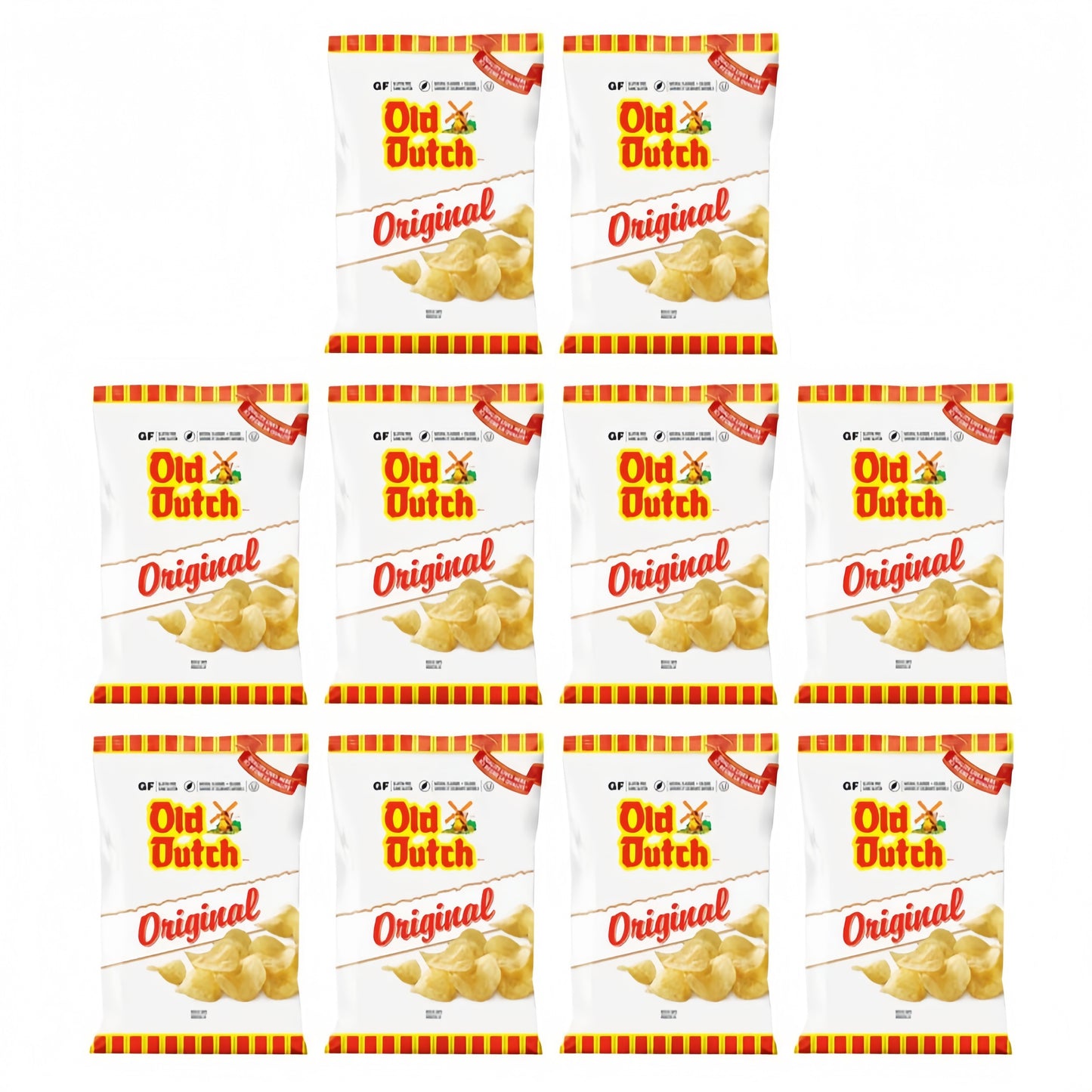 Old Dutch Original Potato Chips Minis 40g x 10ct