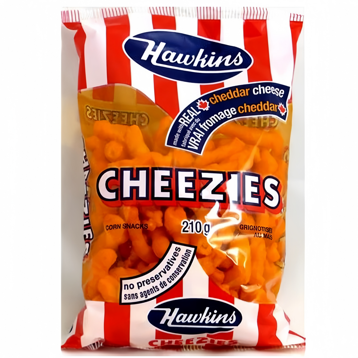 Hawkins Cheezies 210g
