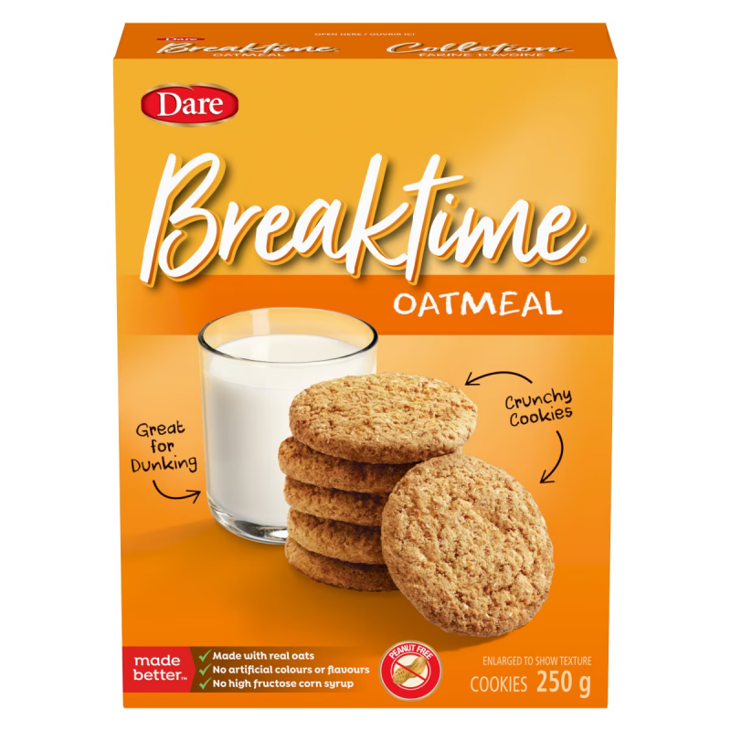 Breaktime Oatmeal Crunchy Cookies 250g