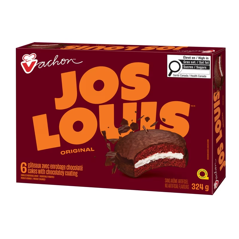 Vachon Jos Louis The Original Cakes 6ct Box