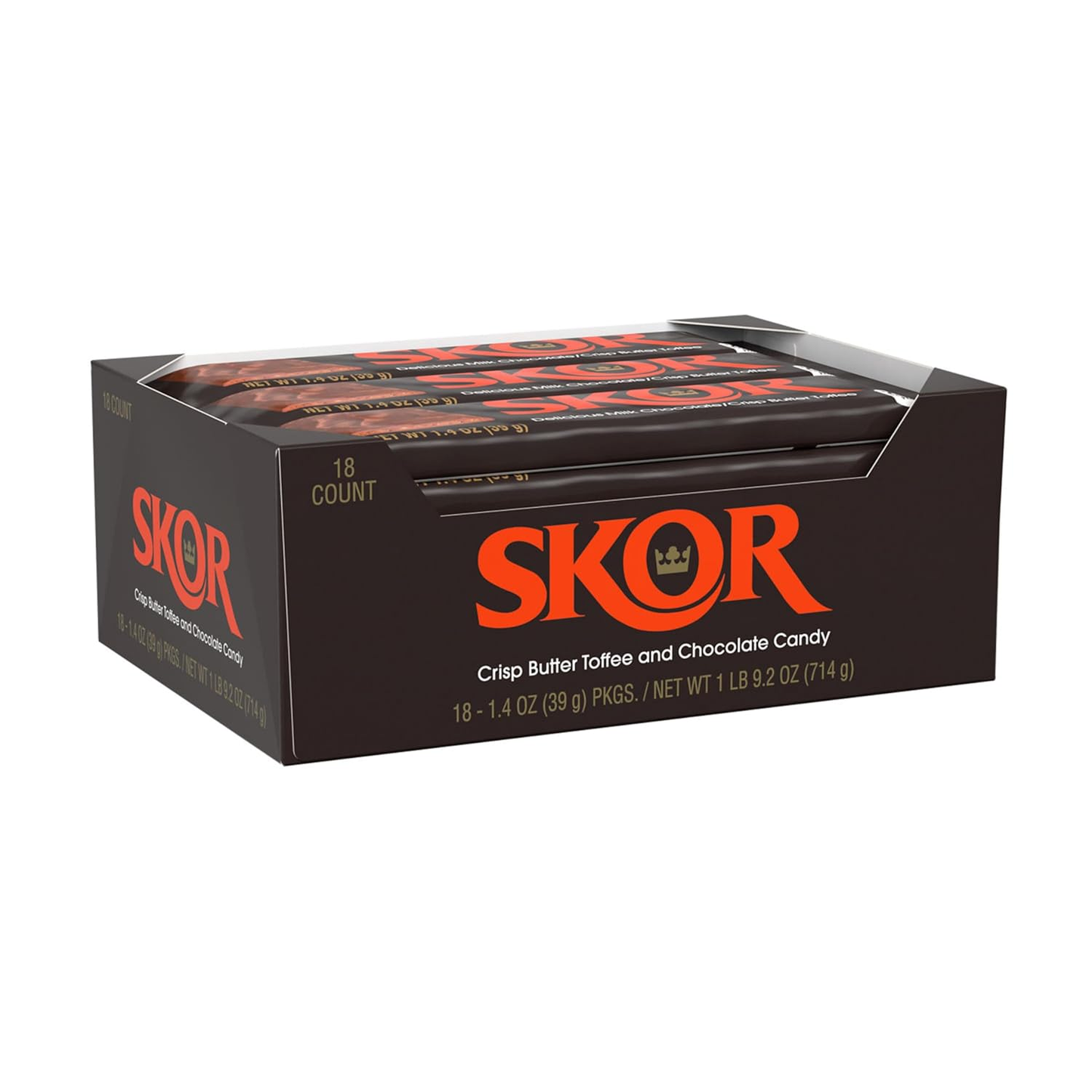 SKOR Chocolate Candy Bars Full Size 39g each