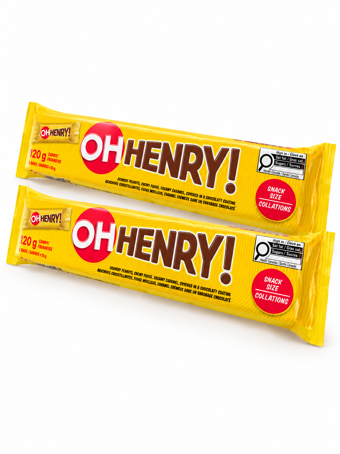OH HENRY! Chocolate Candy Bars Bundle, Snack Size Treats, 2 x 4.23 OZ,