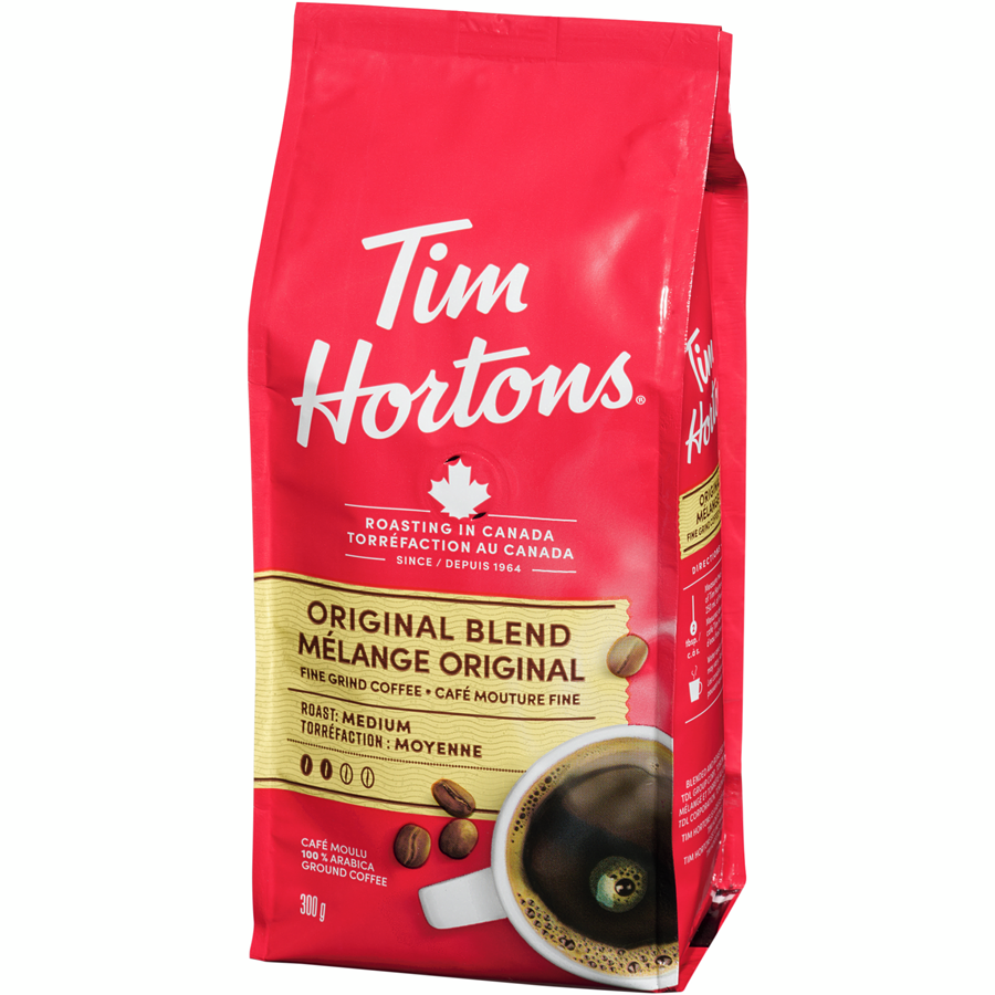 Tim Hortons Original Blend Find Grind Coffee 300g