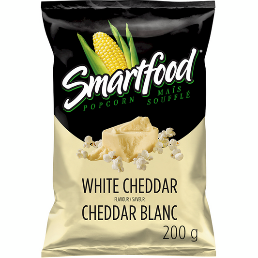 Smartfood Popcorn 200g (White Cheddar flavour)