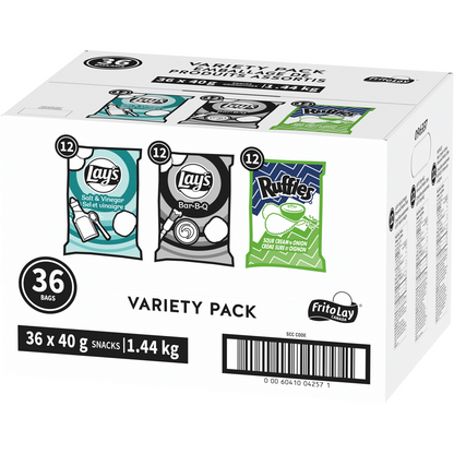Lays Variety Pack Potato Chips Minis 40g x 36ct