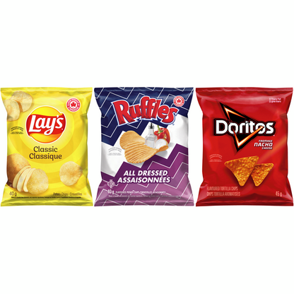 Lays Minis Variety Pack 40g/45g x 36ct