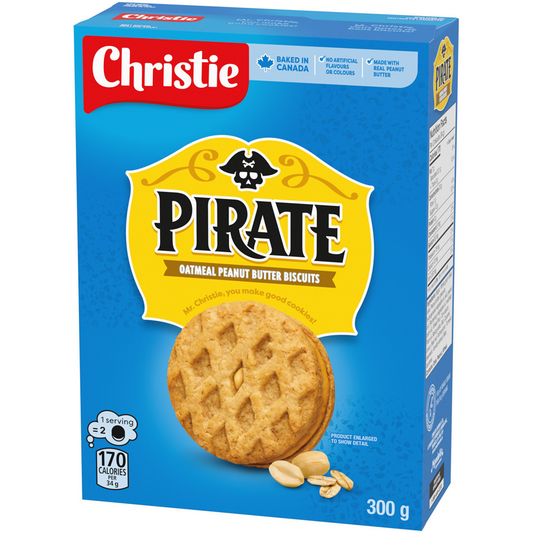 Pirate Oatmeal Peanut Butter Biscuits 300g