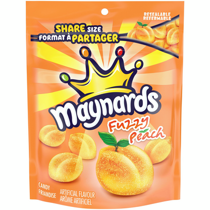 Maynards Fuzzy Peach Gummy Candy 308g