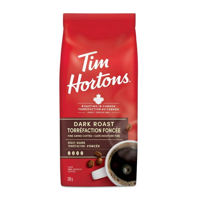 Tim Hortons Dark Roast Fine Grind Coffee