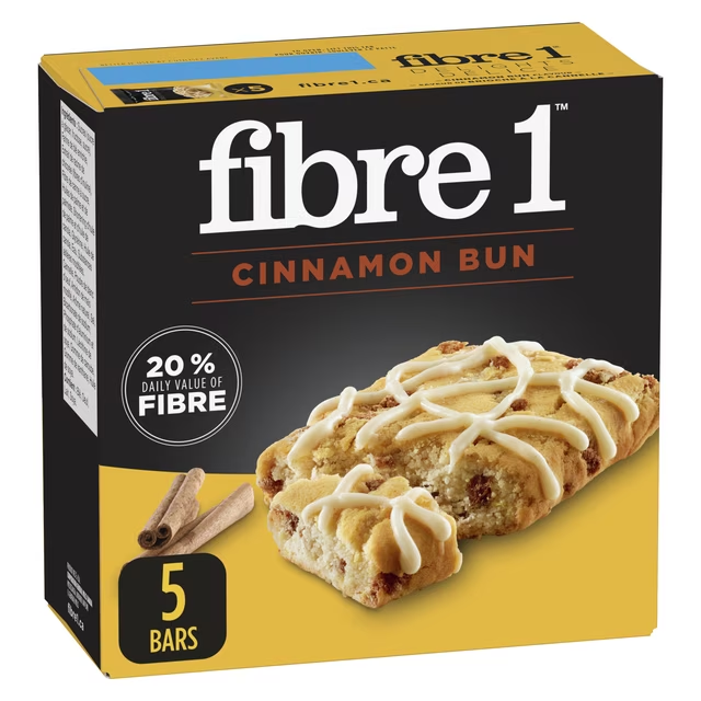 Fibre 1 Delights Cinnamon Bun Flavour Bars 5 pack