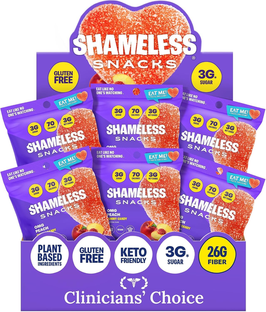 OMG Sour Peach Gummies 6 Pack