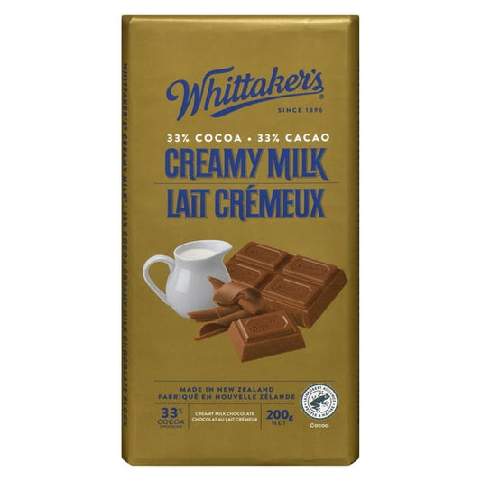 Whittakers Creamy Milk Block 200g