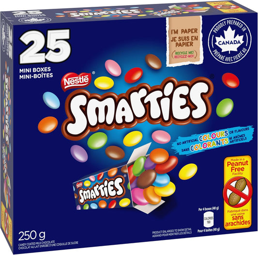 Smarties Mini Candies 25ct Box