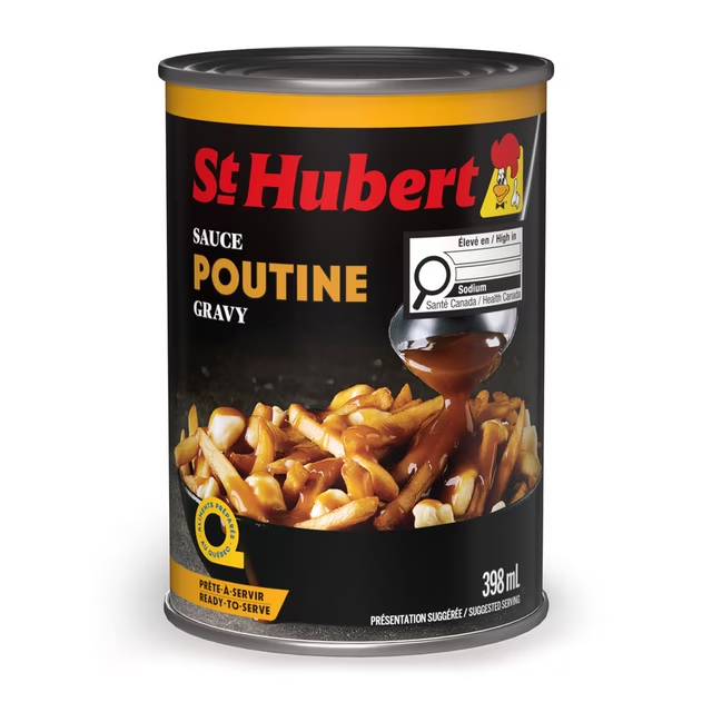 Poutine Gravy 398ml ready-to-serve brown gravy sauce