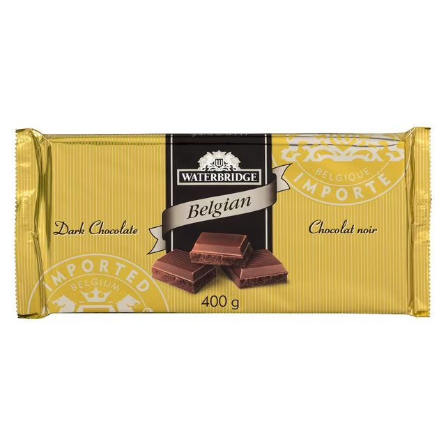 Waterbridge Gold Bar Dark Chocolate 400g large chocolate bar