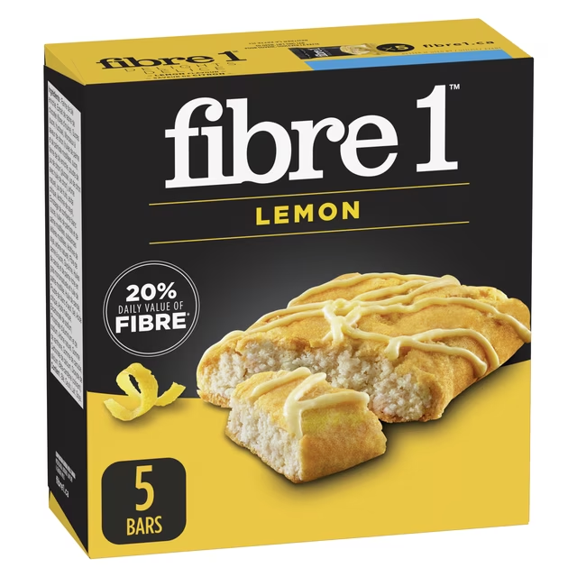 Fibre 1 Delights Lemon Flavour Bars 5 pack