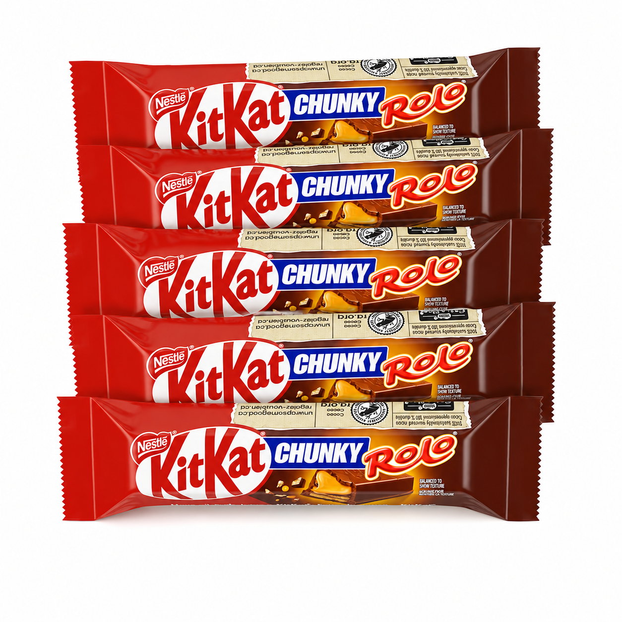 KITKAT Chunky Rolo 42g, Crispy Wafers & Creamy Caramel in a Chocolatey Coating, Wafer Bar