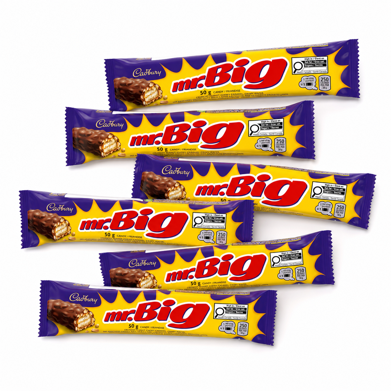 Mr.Big Chocolatey Candy Bars Full Size 50g each