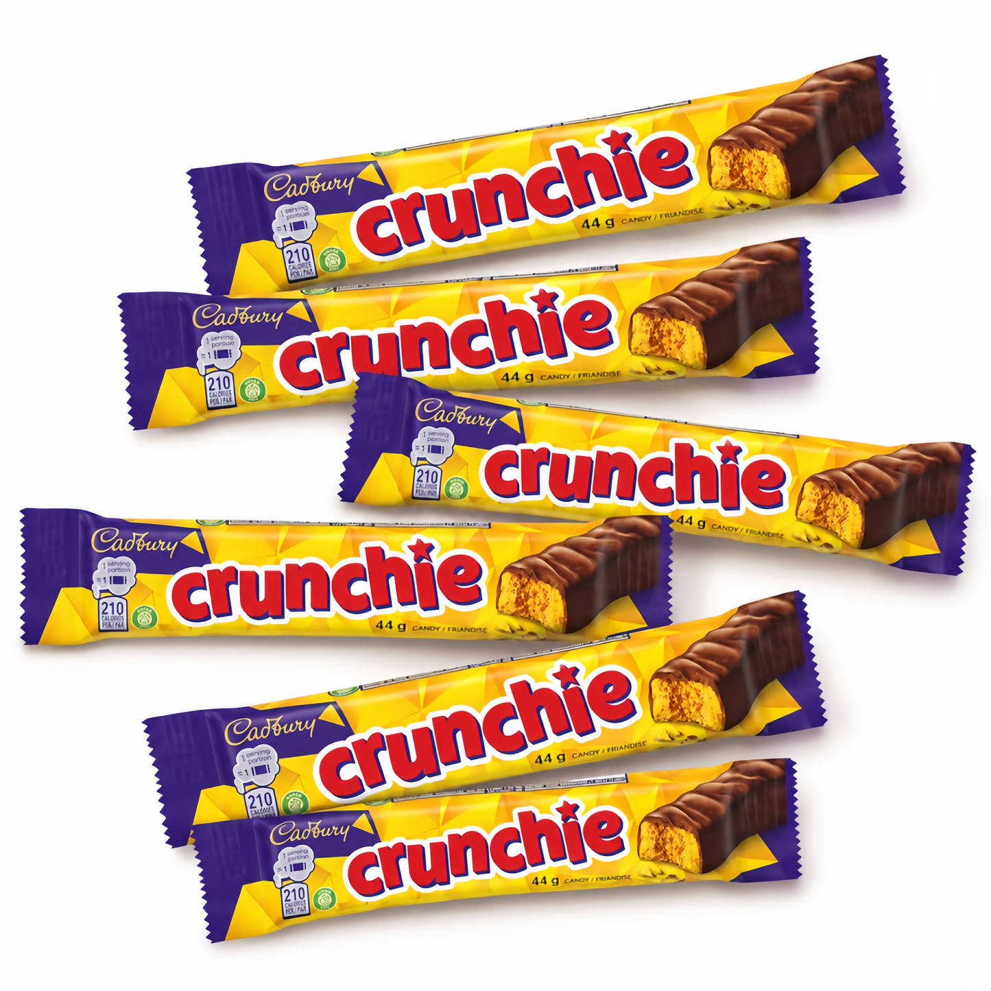 Crunchie Chocolate Bars Full Size 44g each