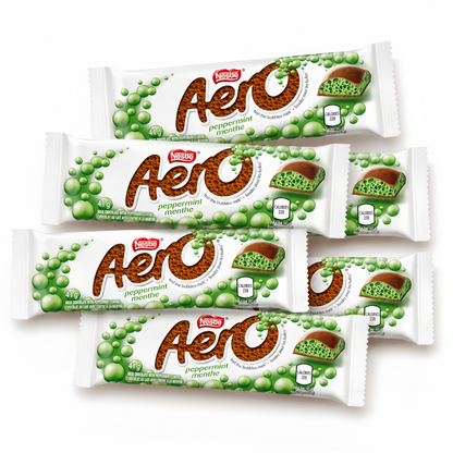 AERO Peppermint Chocolate Bar Full Size 41g each