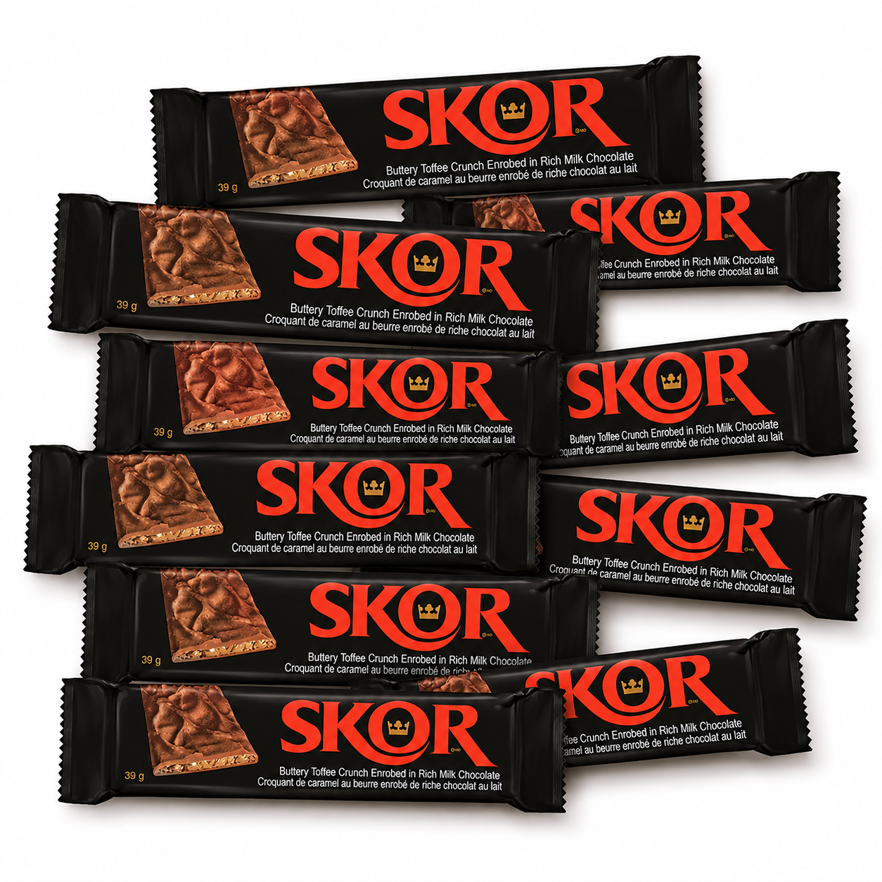 SKOR Chocolate Candy Bars Full Size 39g each