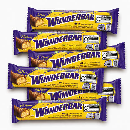 Wunderbar Chocolatey Candy Bar Full Size 49g