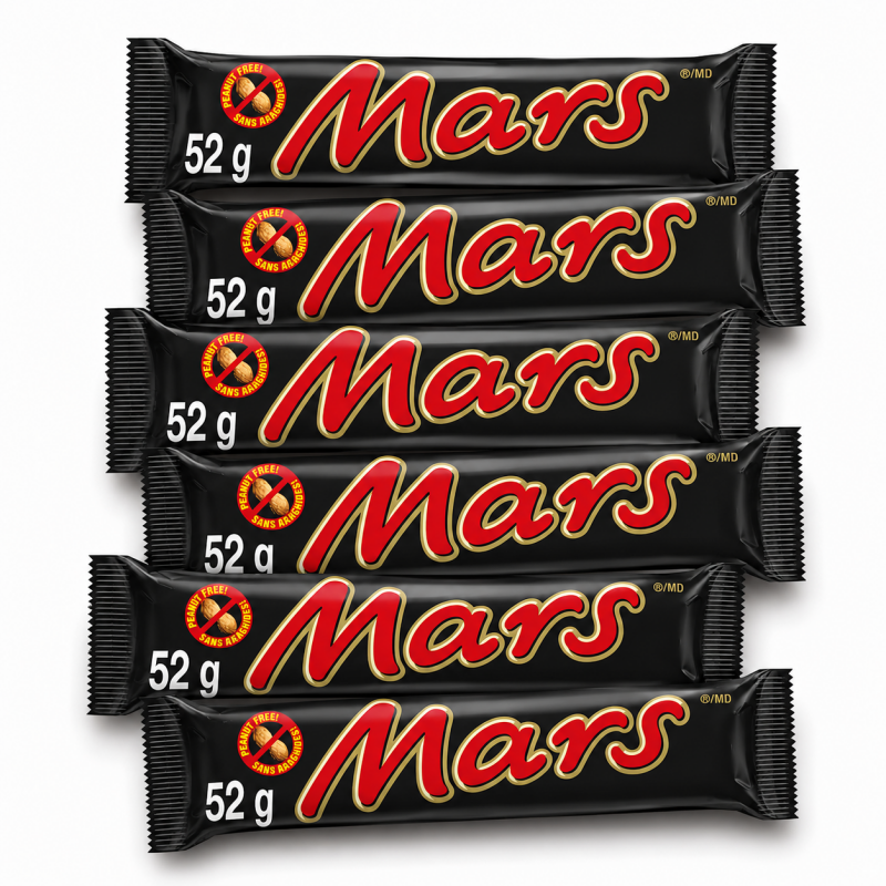 Mars Chocolatey Candy Bars Full Size 52g