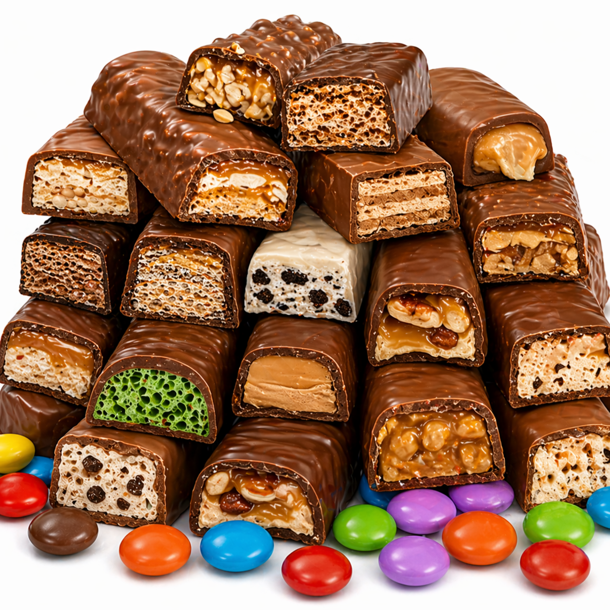 Canadian Chocolate Favorites Variety Pack Set B- Coffee Crisp, Aero, Smarties & More (12 Count)