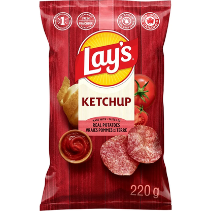 Lays Potato Chips Family Size (Ketchup)