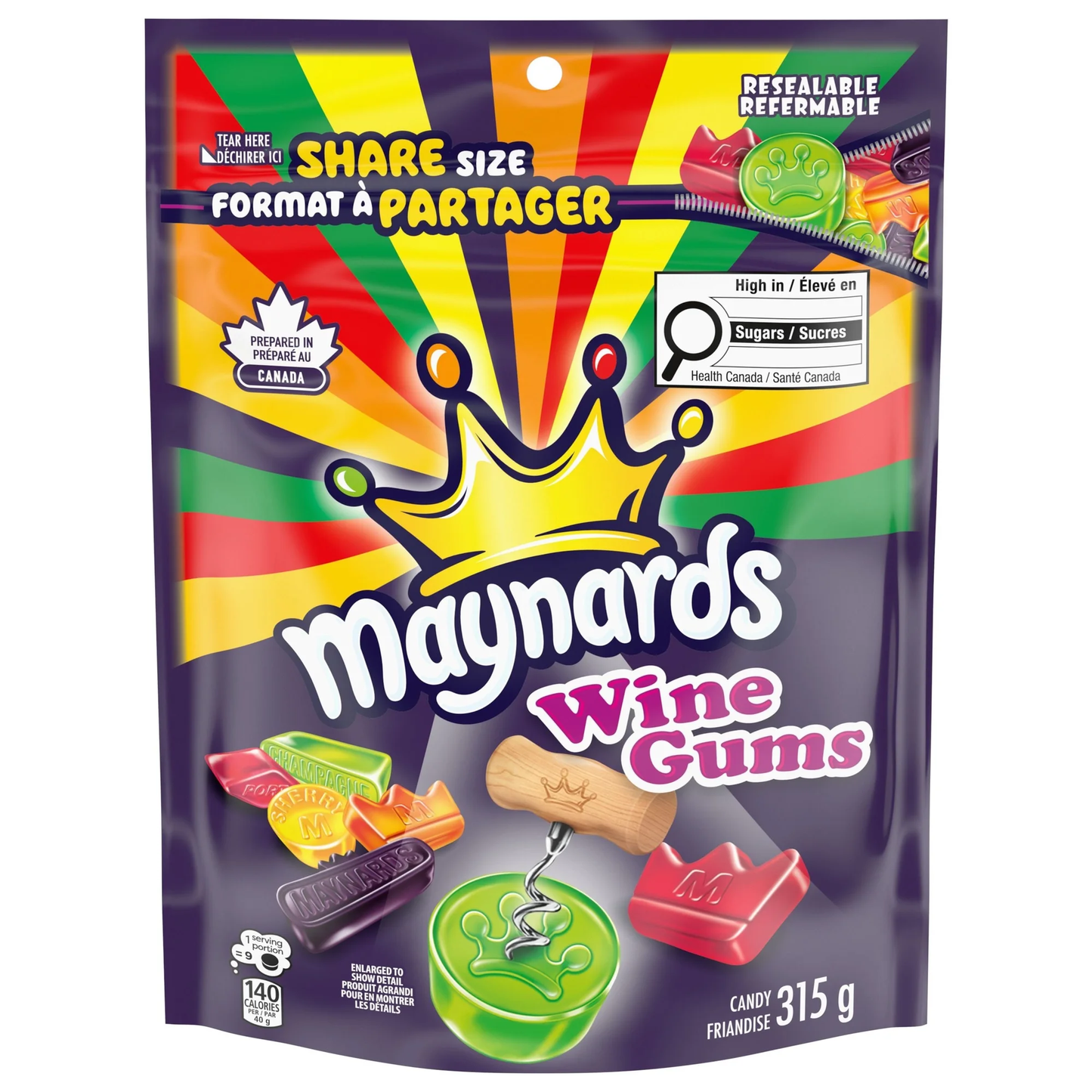 Maynards Wine Gums Gummy Candy 315 g