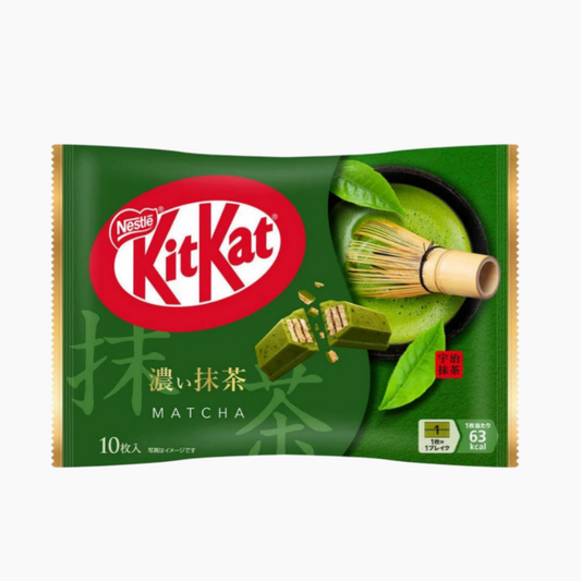 KitKat Mini Uji Matcha Green Tea Chocolate Wafer Bars (10 Pieces)