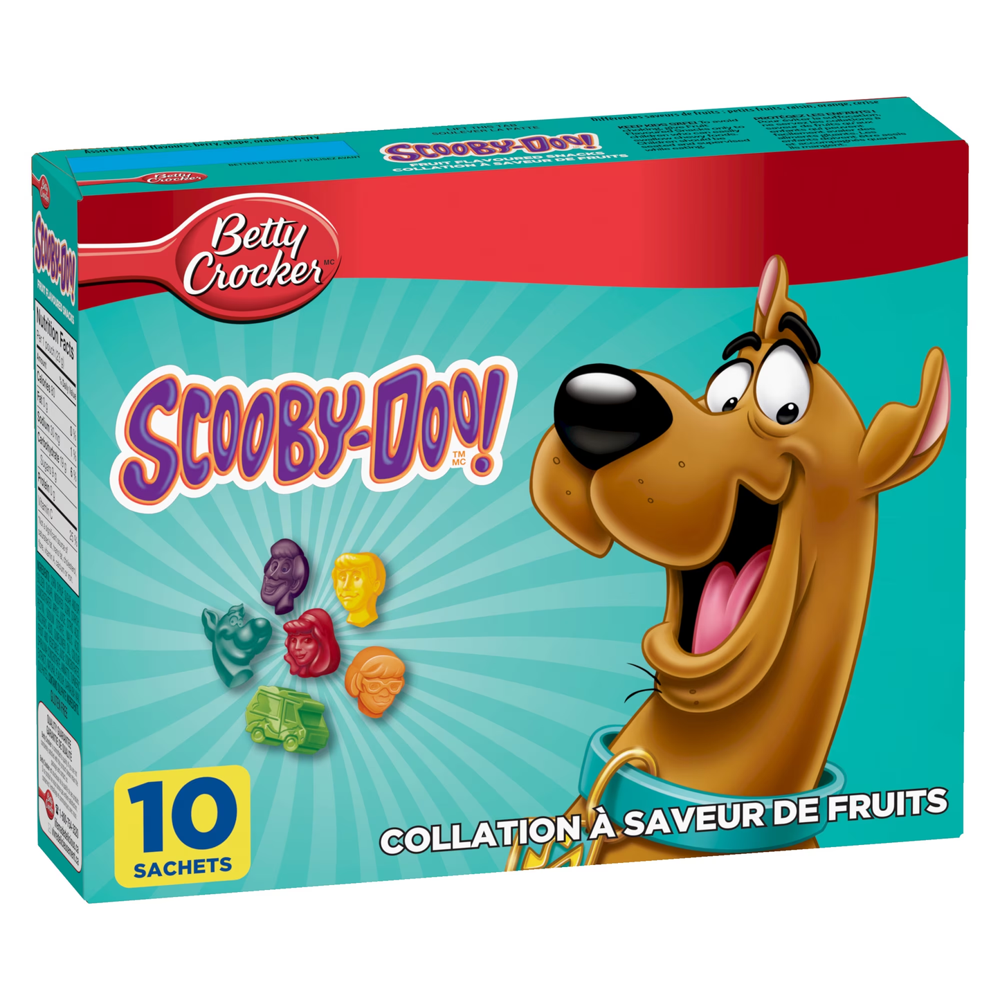 Betty Crocker Scooby-Doo Fruit Flavoured Snacks, Gluten Free