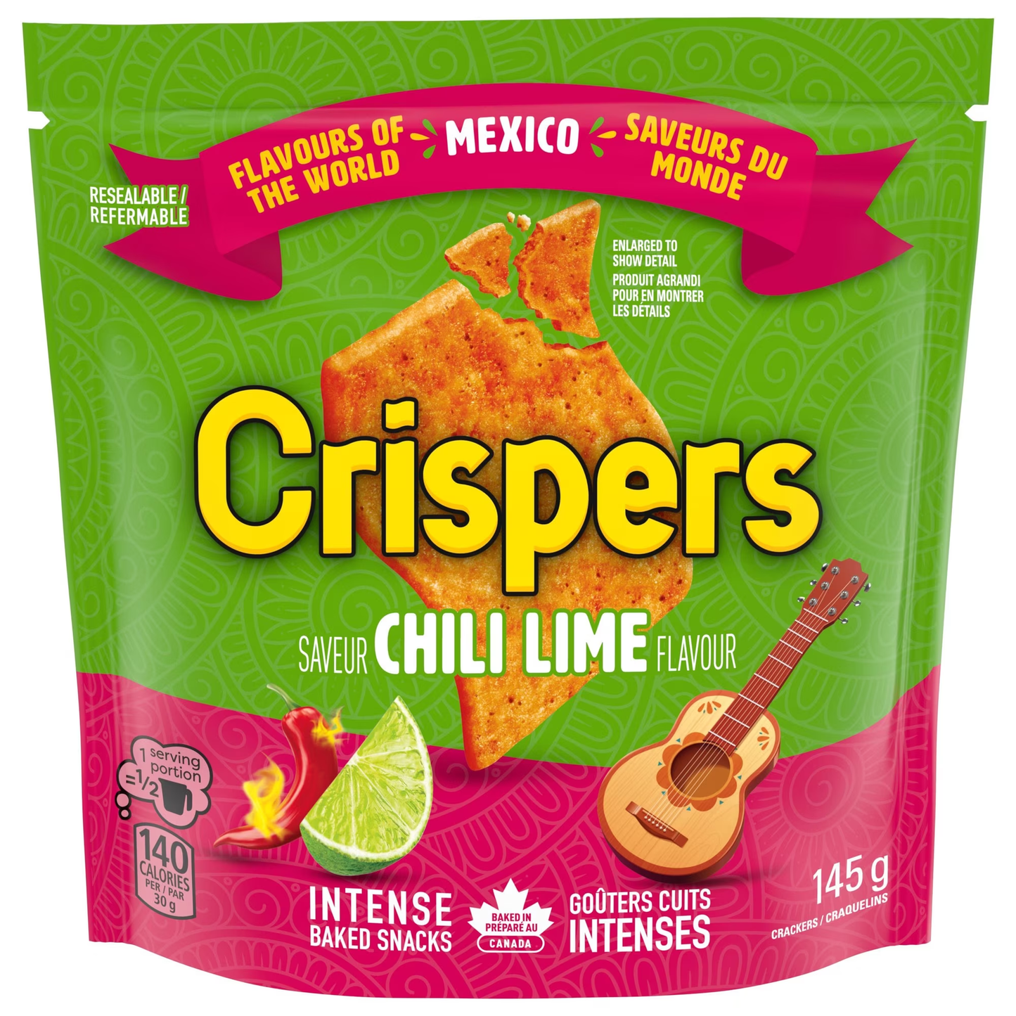 Crispers Crackers 145g (Chili Lime)