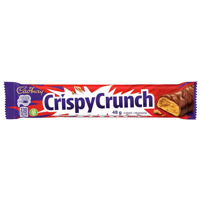 Crispy Crunch Chocolatey Candy Bars Full Size 48g each