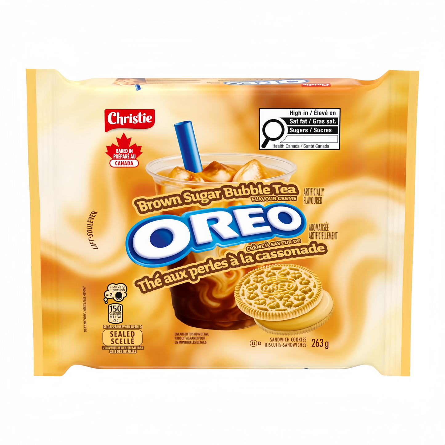 Oreo Brown Sugar Bubble Tea Flavor