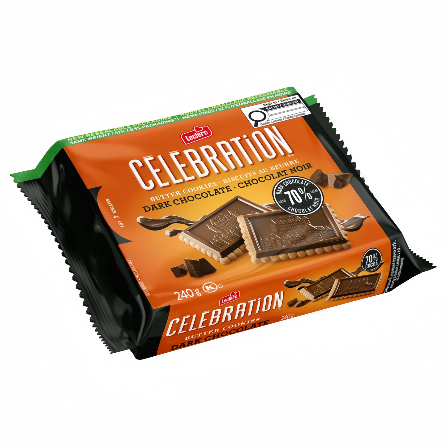 Celebration 70% Dark Chocolate Cookies