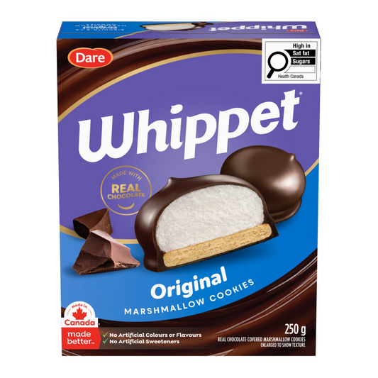 Dare Whippet Original Chocolate Covered Marshmallow Cookies 250g