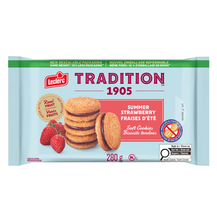 Tradition Summer Strawberry Soft Cookies 280g