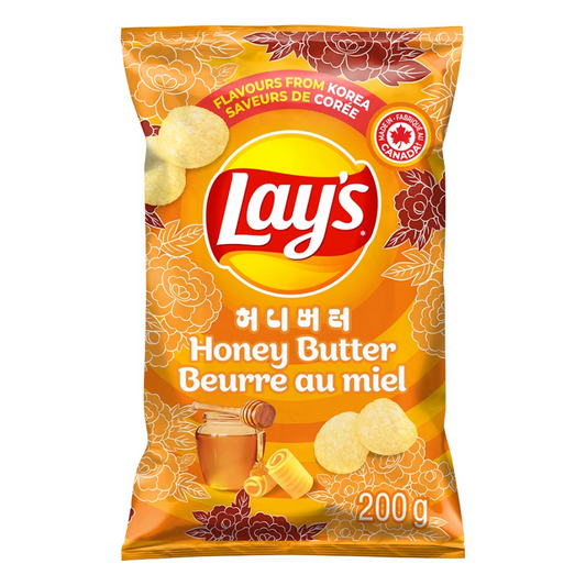 Lays Potato Chips Honey Butter Flavor Family Size Bag 200g