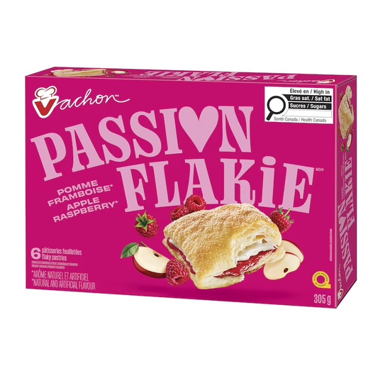 Vachon Passion Flakie 305g –  Individually Wrapped Flaky Pastry with Creamy Filling, Now with Even More Filling