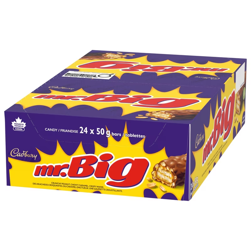 Mr.Big Chocolatey Candy Bars Full Size 50g each