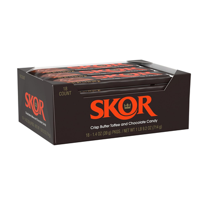 SKOR Chocolate Candy Bars Full Size 39g each