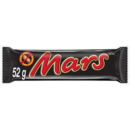 Mars Chocolatey Candy Bars Full Size 52g