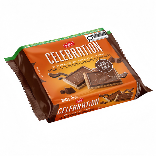 CELEBRATION Chocolate Cookies 240g – Rich Buttery Flavour with Smooth Milk Chocolate, Perfectly Balanced for a Delicious Treat