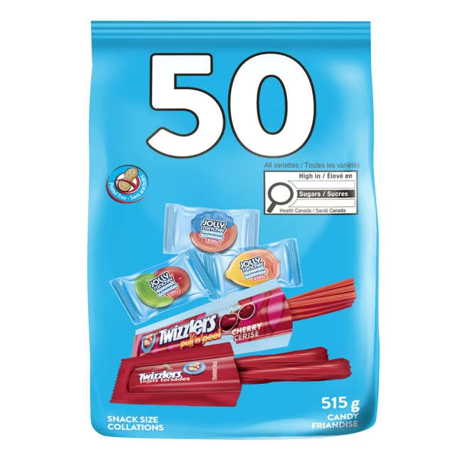 Peanut Free Assorted Candy 50 Count 515g
