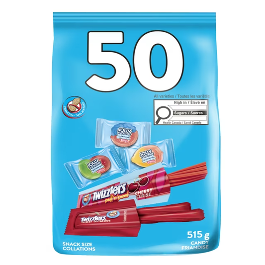 Peanut Free Assorted Candy 50 Count 515g