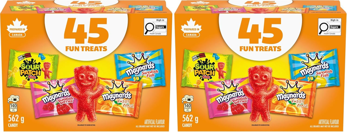 Assorted Gummy Candy 562g Two Box Bundle
